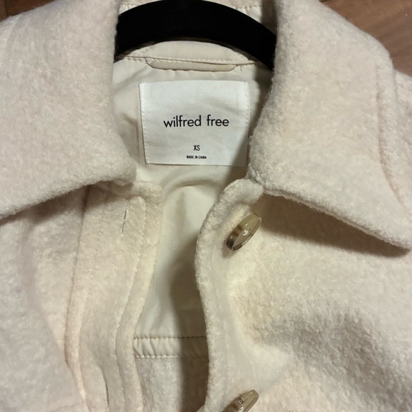 Aritzia Wilfred Women's Cream Wool Jacket - Picture 6 of 6